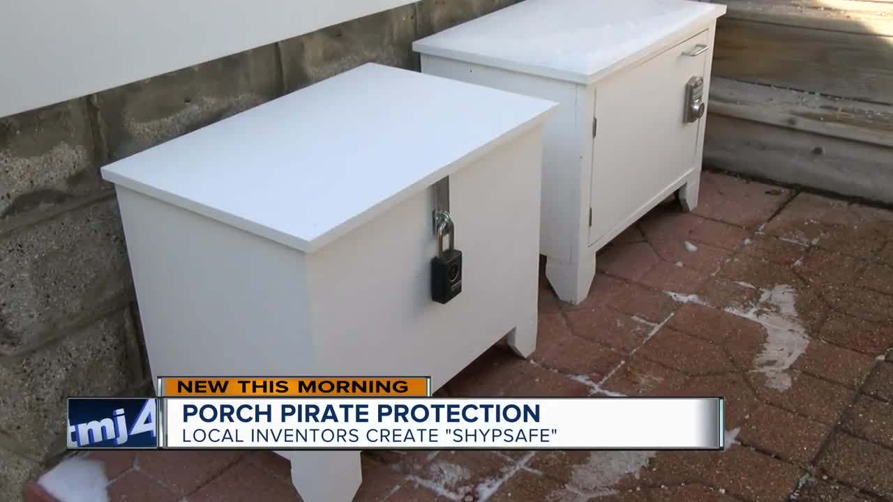Local inventors create porch pirate protection