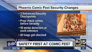 Safety first at Phoenix Comic Fest