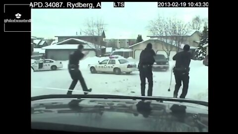 AK Police | Anchorage Police Dashcam of Chase and Fatal Shooting of Carl Bowie III | 02/19/2013
