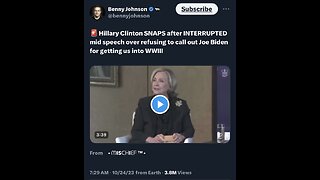 Captioned - Hillary Clinton SNAPS after INTERRUPTED mid-speech