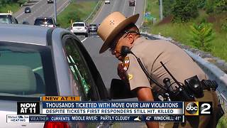 Move Over Law: Drivers still violating law and it's costing lives