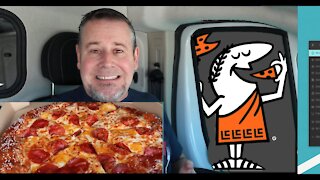 NEW Little Caesars Pretzel Crust Pepperoni Pizza Review!