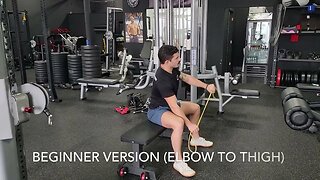 Seated Band Thoracic Rotation