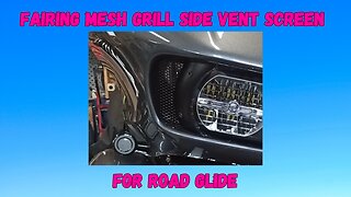 Motorcycle Fairing Mesh Grill Side Vent Screen for Road Glide