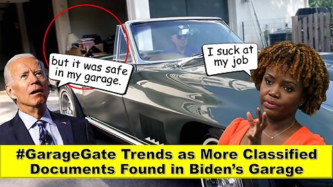 #GarageGate Trends as More Classified Documents Found in Biden’s Garage