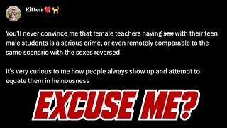 Insane tweet excusing female teacher 'relations' with male students