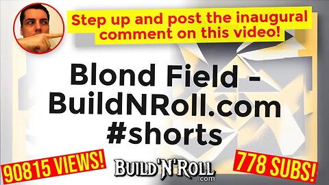 Blond Field - BuildNRoll.com #shorts
