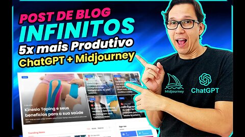 APRENDA O SEGREDO DOS POSTS DE BLOG DE SUCESSO USANDO O CHATGPT E MIDJOURNEY - GUIA PASSO A PASSO!