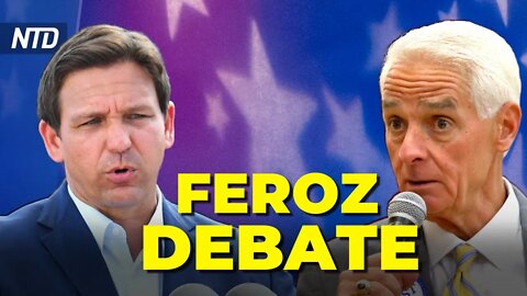 DeSantis y Crist en intenso debate; Encuestadores demócratas alarmados antes de las elecciones | NTD