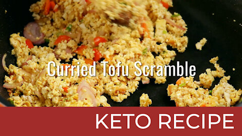 Curried Tofu Scramble | Keto Diet Recipes