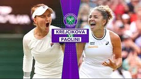 Krejcikova vs Paolini / Final / Highlights / WIMBLEDON 2024