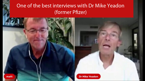Dr Mike Yeadon and Matt Le Tissier