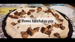 Toms birthday pie No Bake Chocolate Peanut Butter Pie #peanutbutterrecipe