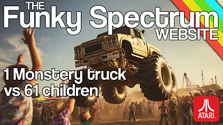 FUNKYSPECTRUM - 1 Monster truck vs 61 children