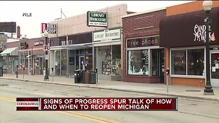 Signs of progress spur talk of how and when to reopen Michigan