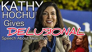 New York Governor Kathy Hochul Gives DELUSIONAL State of the State! Chrissie Mayr Reacts