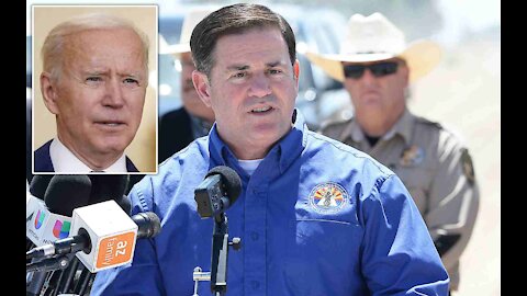 Arizona Gov. Ducey Demands Biden Stop Migrant Crisis at Border