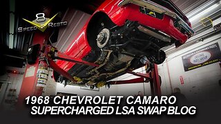 Pro-Touring 1968 Chevrolet Camaro Supercharged LSA Swap at V8 Speed and Resto Shop V8TV Part 2