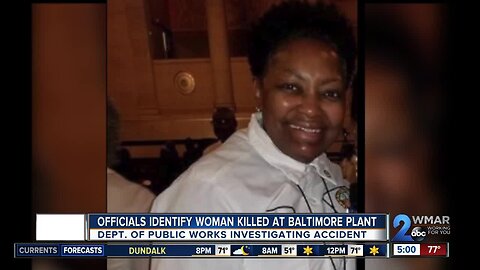 Woman identified after falling into water tank at Patapsco Treatment plant