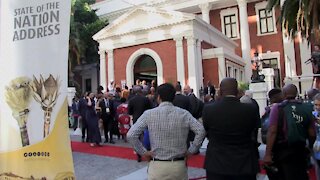 SOUTH AFRICA - Cape Town - President Ramaphosa takes the National Salute at the 2019 SONA (Video) (ku5)