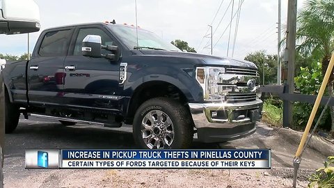 Thefts of pick-up trucks on the rise in Pinellas County