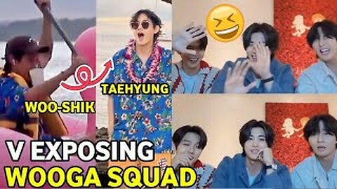 BTS Taehyung COME HOME & Exposes Wooga Squad BTS V FRI(END)S MV 2024