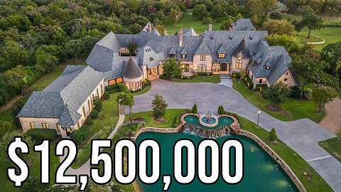 Majestic Gated Estate with a Private Lake | Mansion Tour