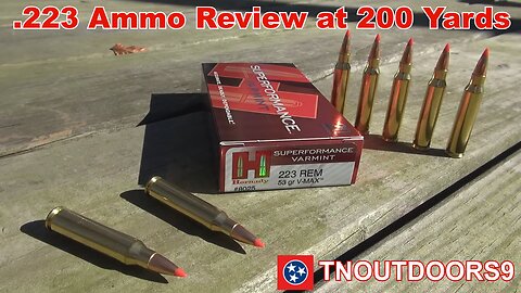 .223 Ammo Review at 200 Yards