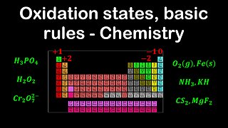 Oxidation-reduction (redox) reactions, oxidation states - Chemistry