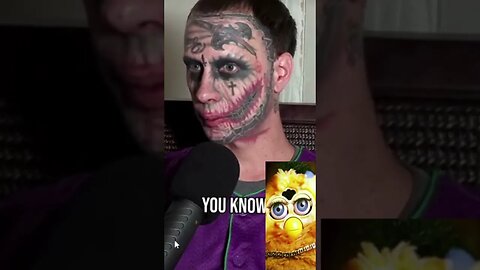 florida joker man with Tattoos face #shorts #joker #real #reaction