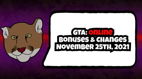 "Black Friday & Blue Panthers" GTA Online News November 25th, 2021 | GTA V