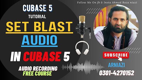 How To Set Blast Audio In Cubase 5 Tutorial In Urdu Cubase 5 Tutorial Arniazi
