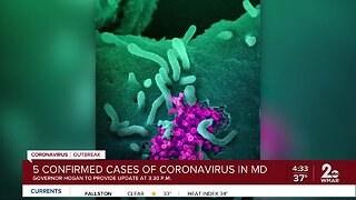 5 confirmed cases of Coronavirus in Maryland