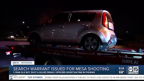 Police confirm search warrant served in relation to Mesa drive-by shooting