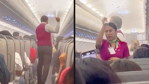 Mosquitoes Swarm The Airplane.