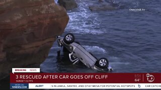 Police: Man drives off Sunset Cliffs with twin daughters in truck
