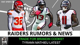 Las Vegas Raiders Trade Rumors On Brandin Cooks + Julio Jones & Tyrann Mathieu In NFL Free Agency?