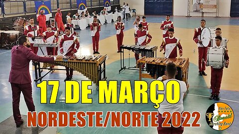 BANDA DE PERCUSSÃO COLÉGIO ESTADUAL 17 DE MARÇO 2022 NA COPA NORDESTE NORTE DE BANDAS E FANFARRAS