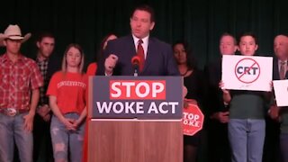 Gov DeSantis Introduces Stop Woke Act To Fight Against CRT