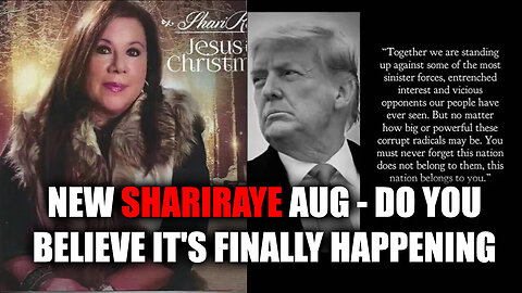 New ShariRaye Aug - Do You Believe It's Finally Happening - August 3..