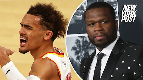 Trae Young checks on 50 Cent after spitting incident at MSG