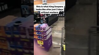 King Soopers shelves are empty while workers strike | via PSL Denver