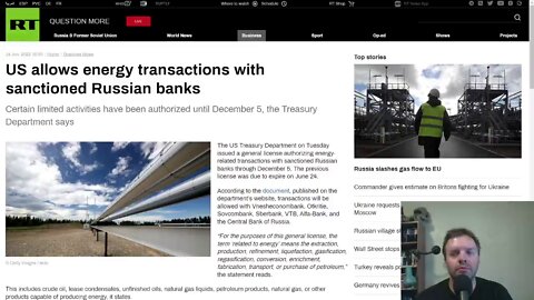 US allows energy transactions with sanctioned Russian banks