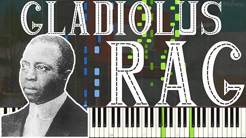 Scott Joplin - Gladiolus Rag 1907 (Solo Ragtime Piano Synthesia)