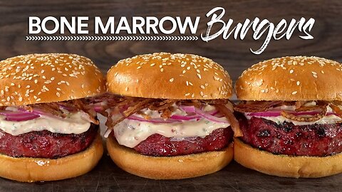 bone marrow smash burgers