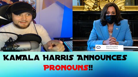 Kamala Harris Uses Pronouns To Address Herself!