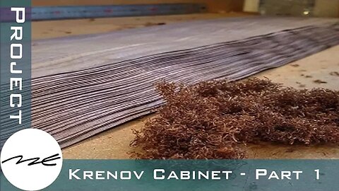 Veneering and Lipping - Making A Krenov Cabinet - Part 1/5