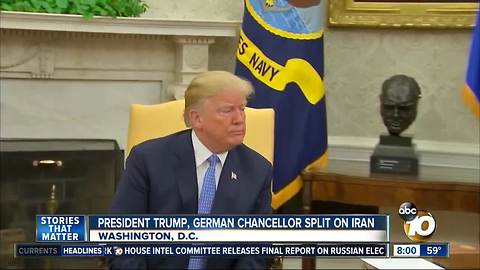 President Trump meets Chancellor Merkel