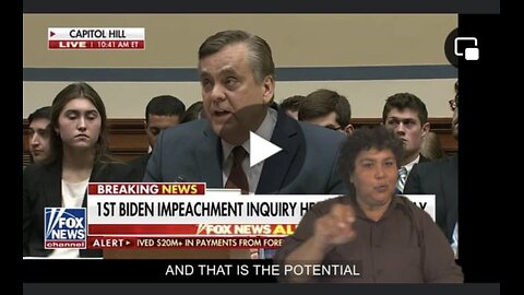 ASL/Captioned - Professor Turley speaks on impeachment inquiry proceedings