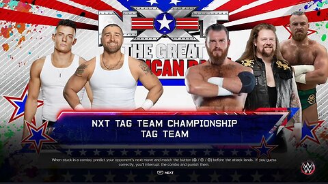 NXT The Great American Bash 2023 Gallus vs The D'Angelo Family for the NXT Tag Team Championship